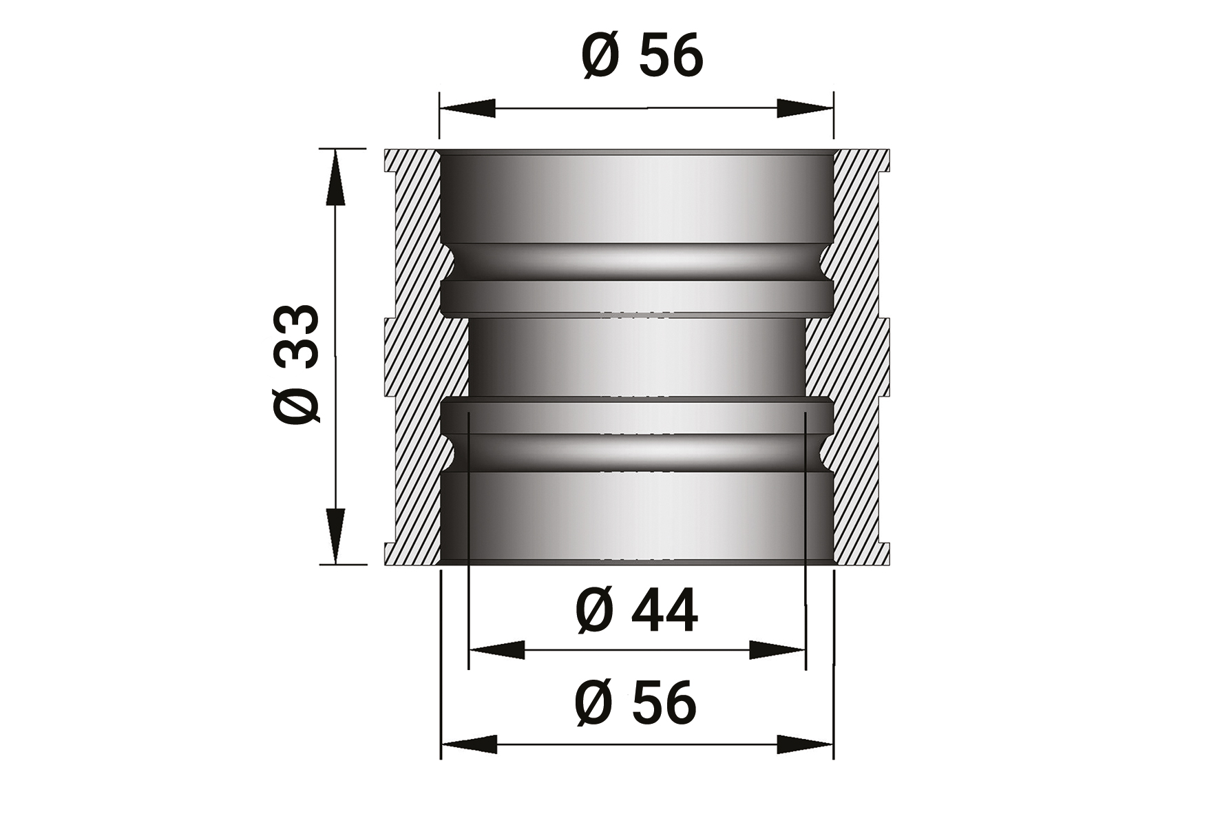 Ansauggummi für vergaser bing - mikuni - phm 40 - 42 (33 mm) - MalossiStore