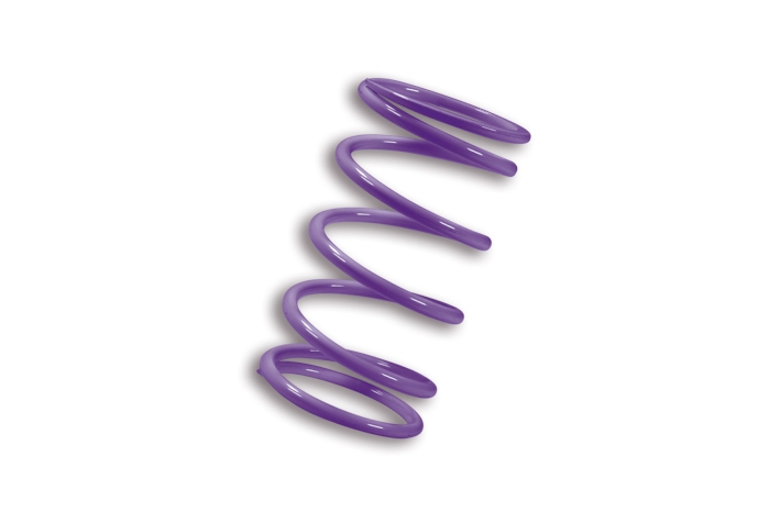 purple variator adjuster spring with external ø 70.75x105 mm - ø wire 6.5 mm - k 20
