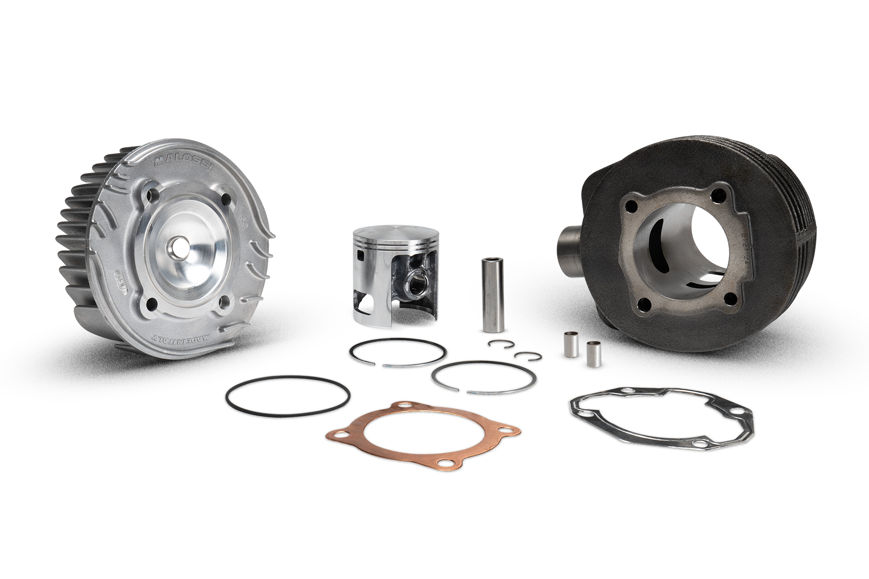 Cast-iron cylinder kit ø 61 for vespa px 80 2t MalossiStore