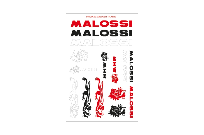 folder of malossi coloured mini stickers 11,5x16,8 cm