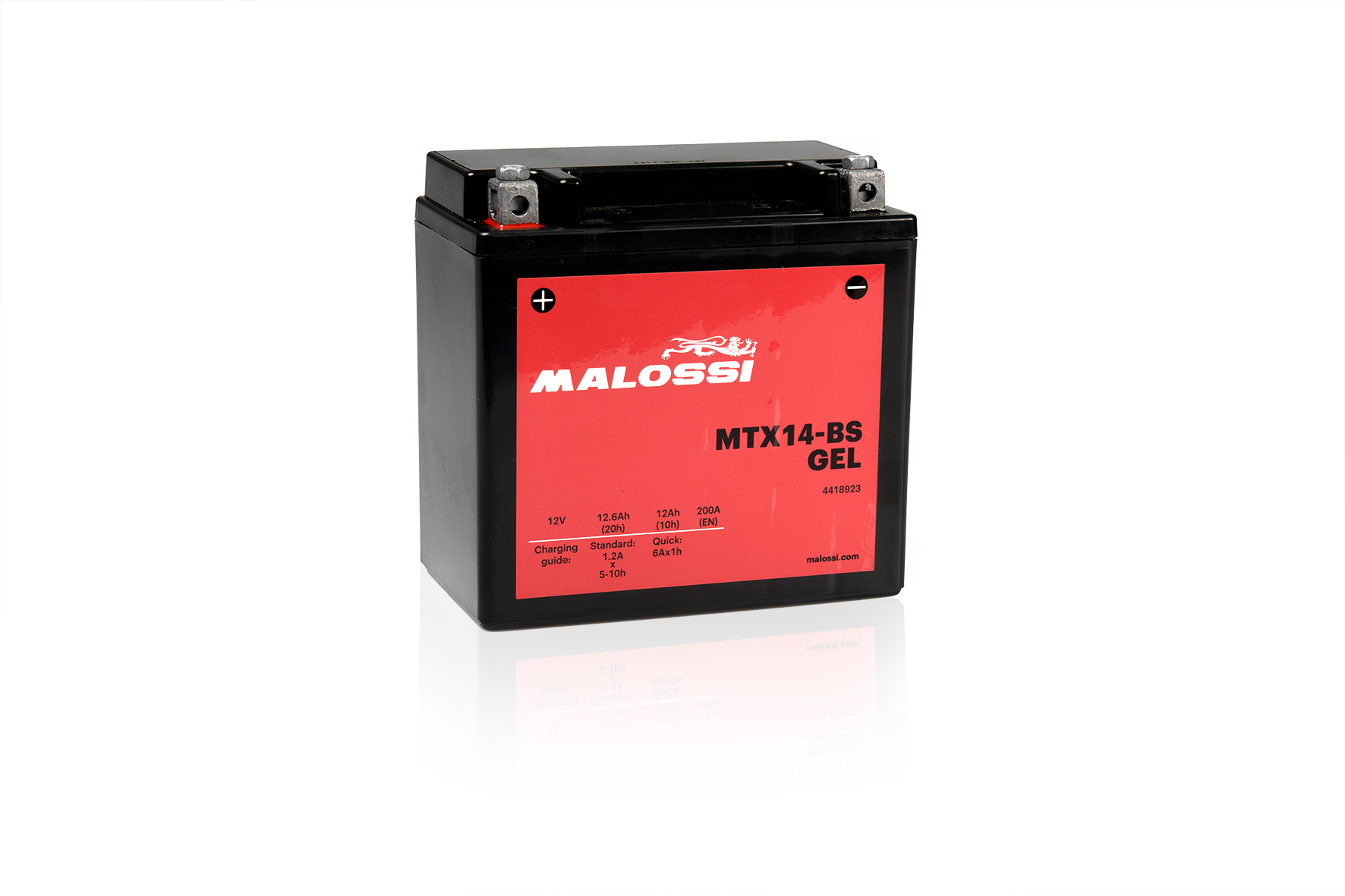 MF2923 - Battery Gel YB4L-B 4AH MALOSSI BOOSTER BWs F12 Aerox Nitro Zip NRG  Sp