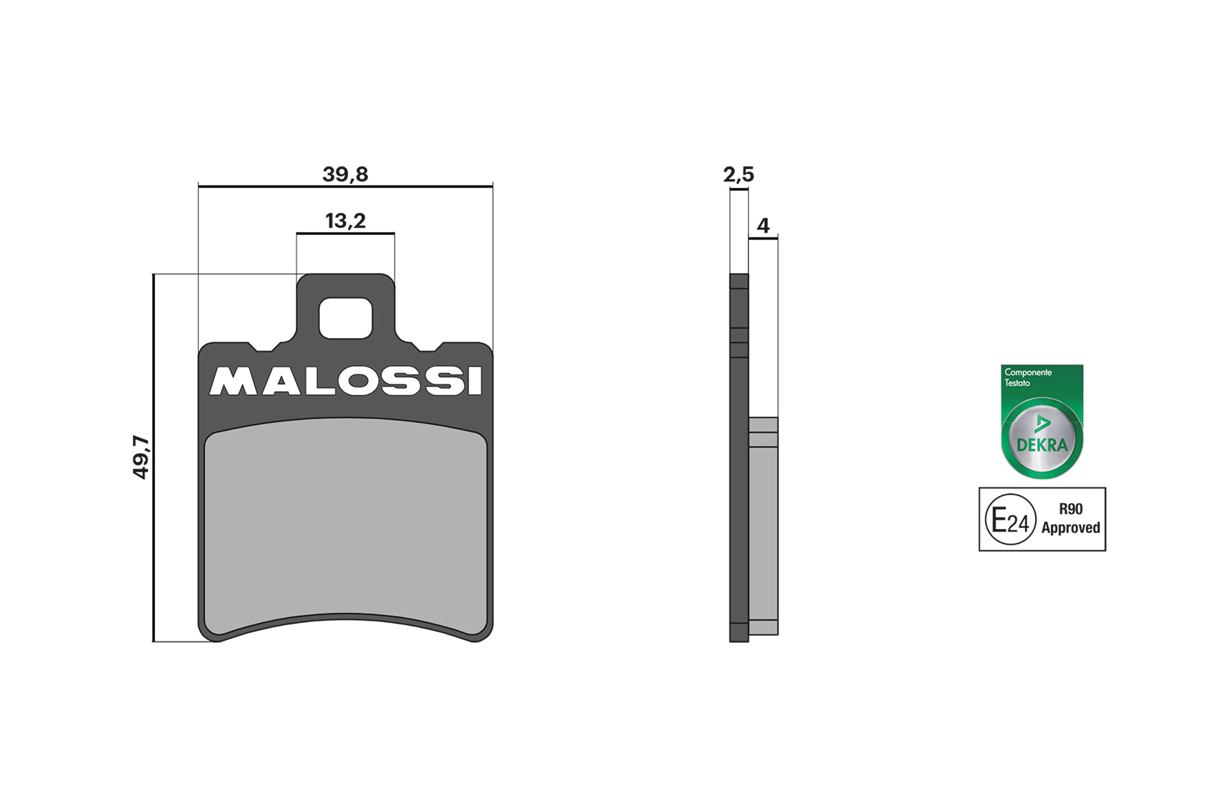Kit Pastiglie Freno Anteriori MAPCO 6210/2 Per Volkswagen Polo 1.0-1.9 (1981-2001)
