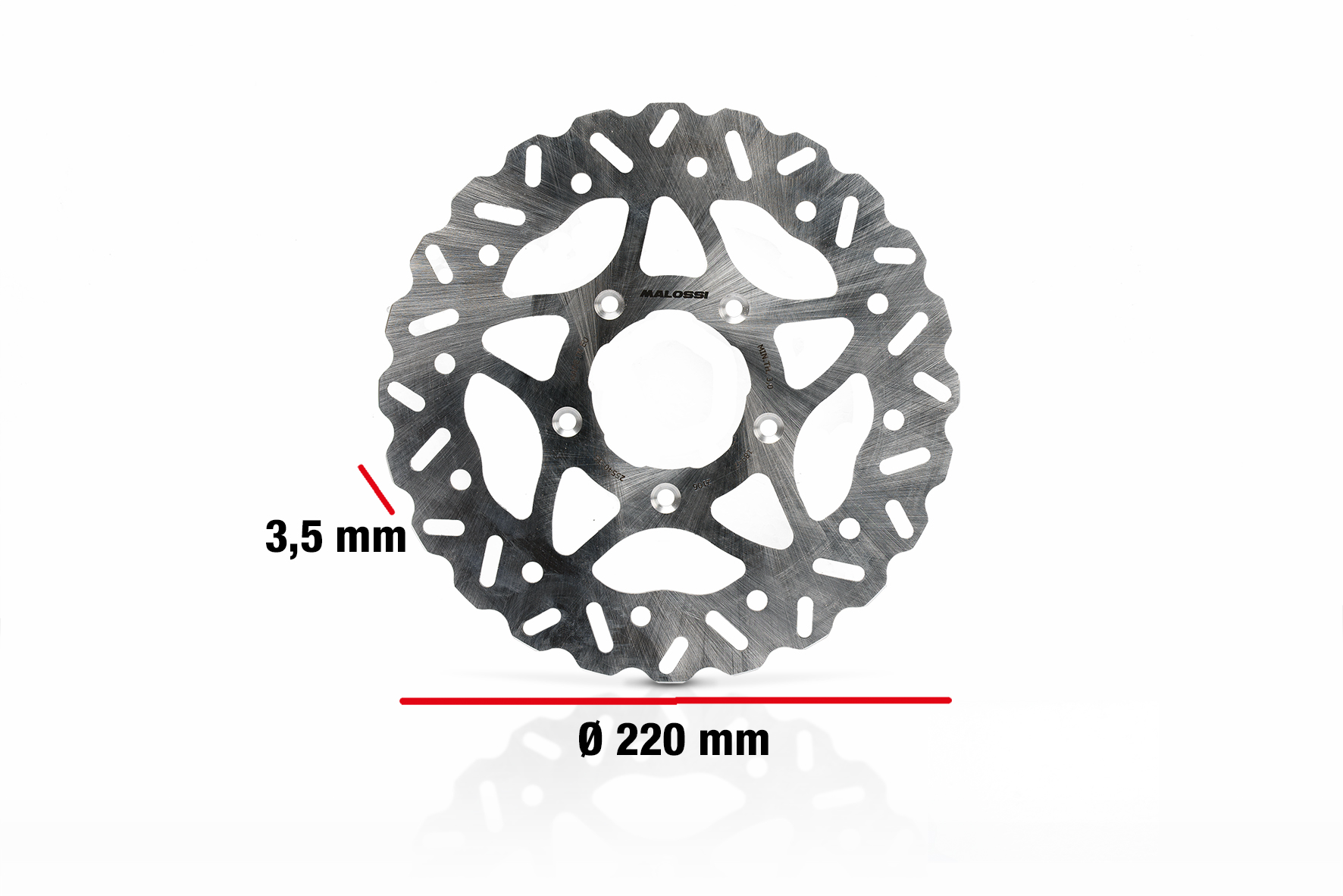 WHOOP DISC brake disc ext. Ø 220 - thickness 3,5 mm