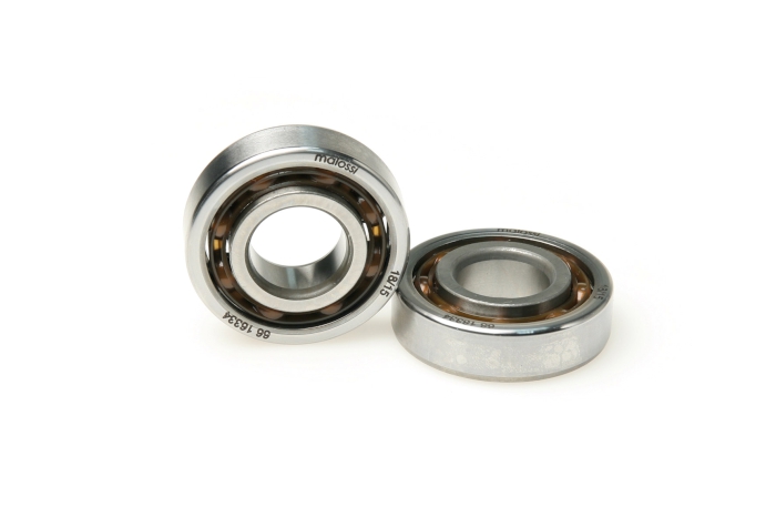 2 roller bearings with balls ø 20x47x12,7 (c4 clearance) for crankshaft for 50 cc scooter with piaggio and yamaha engine