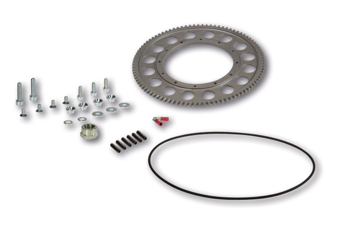 gear ring starter with assembly screws